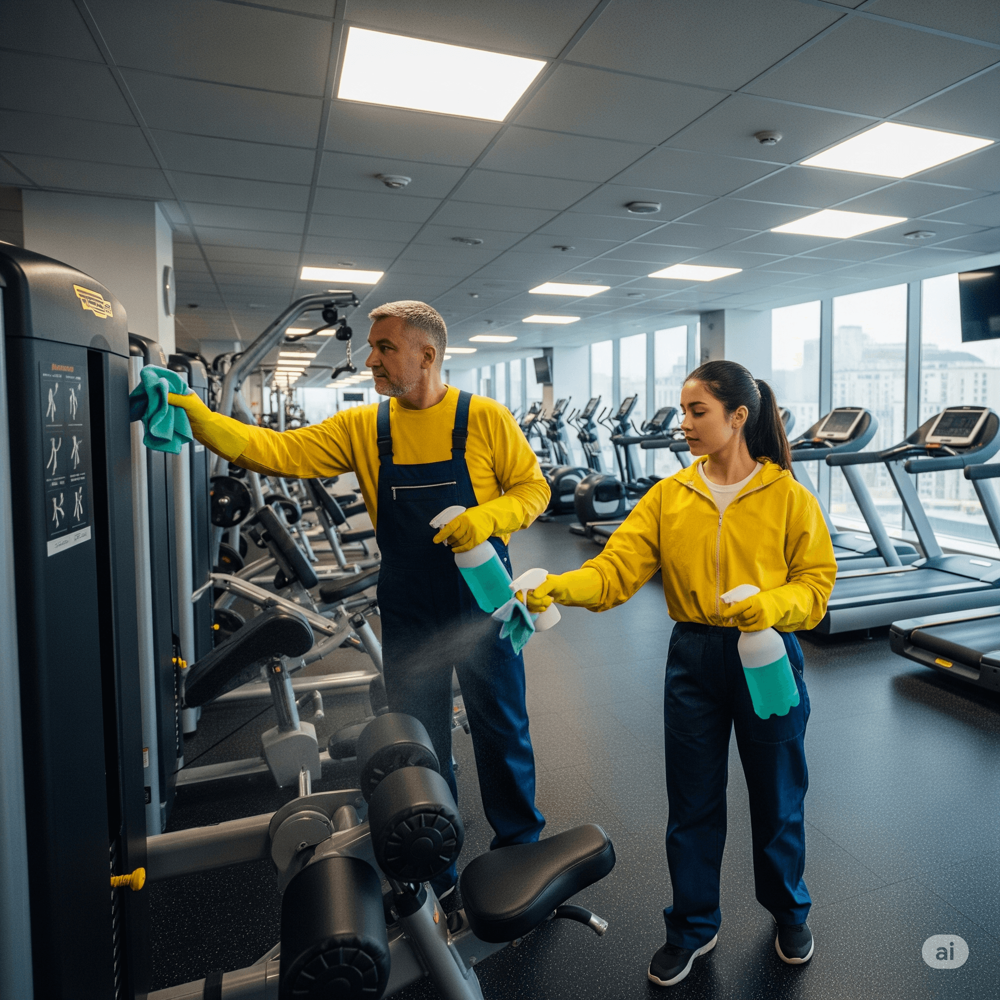 Gym & Studio Cleaning service 3